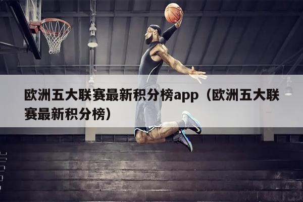 欧洲五大联赛最新积分榜app（欧洲五大联赛最新积分榜）