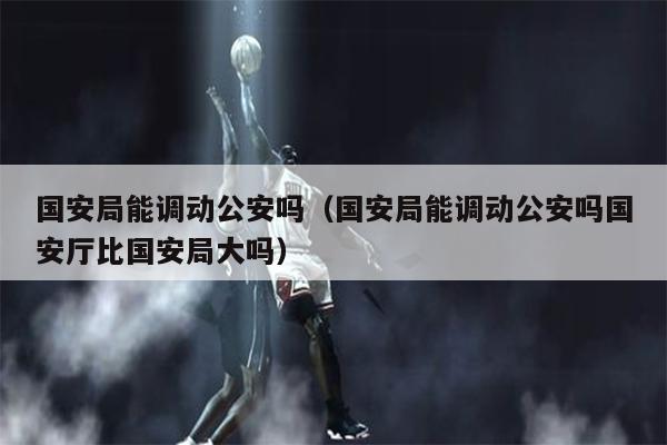 国安局能调动公安吗（国安局能调动公安吗国安厅比国安局大吗）