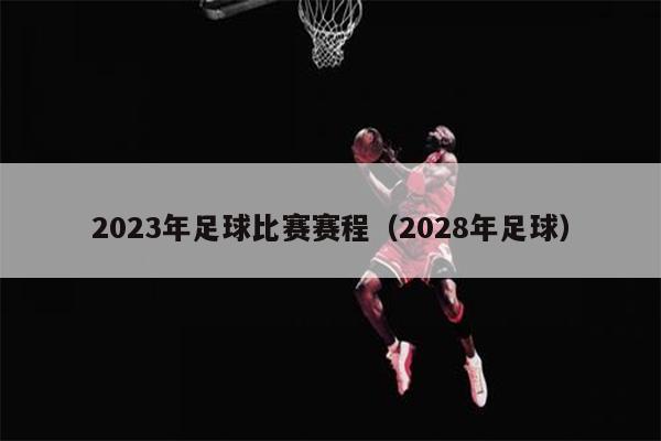 2023年足球比赛赛程（2028年足球）