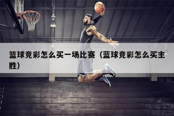 篮球竞彩怎么买一场比赛（蓝球竞彩怎么买主胜）