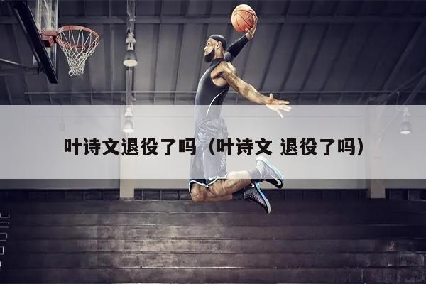 叶诗文退役了吗（叶诗文 退役了吗）