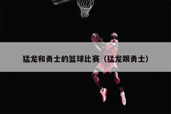 猛龙和勇士的篮球比赛（猛龙跟勇士）