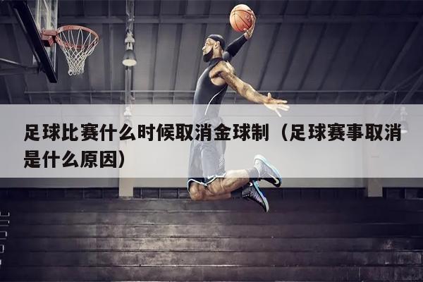 足球比赛什么时候取消金球制（足球赛事取消是什么原因）