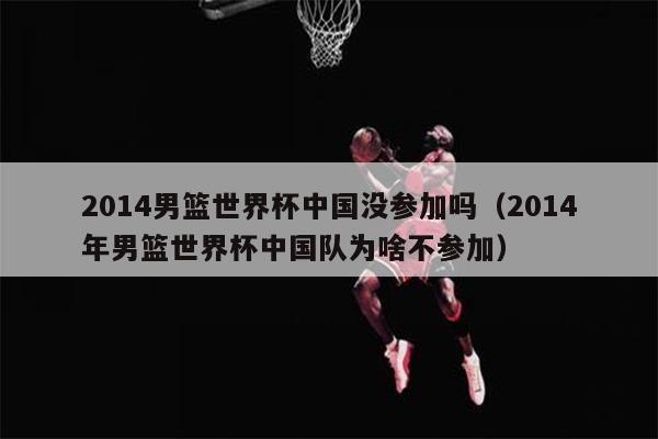 2014男篮世界杯中国没参加吗（2014年男篮世界杯中国队为啥不参加）