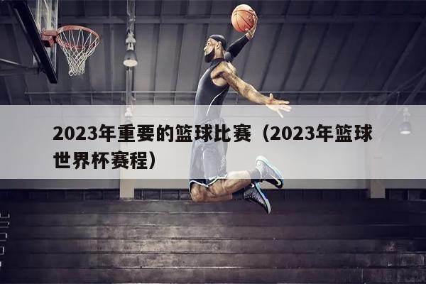 2023年重要的篮球比赛（2023年篮球世界杯赛程）