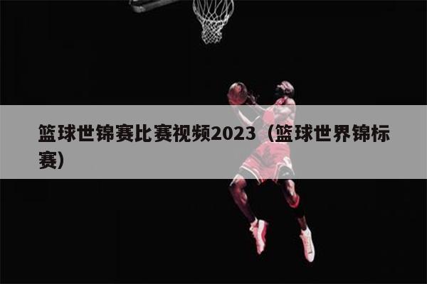 篮球世锦赛比赛视频2023（篮球世界锦标赛）