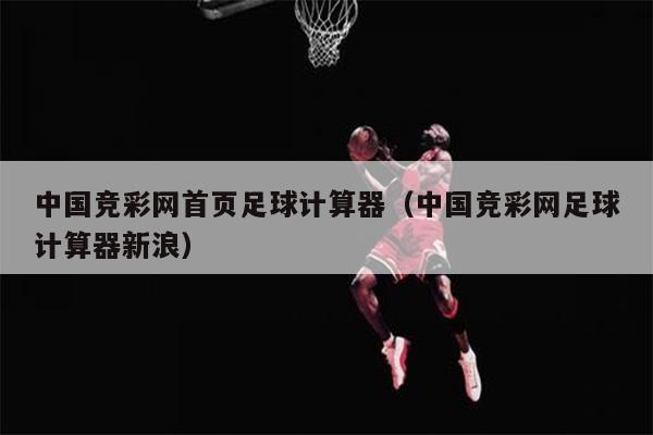 中国竞彩网首页足球计算器（中国竞彩网足球计算器新浪）