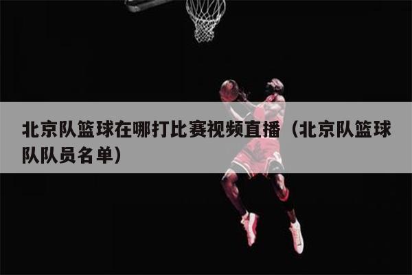 北京队篮球在哪打比赛视频直播（北京队篮球队队员名单）