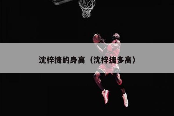 沈梓捷的身高（沈梓捷多高）