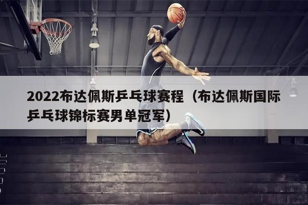 2022布达佩斯乒乓球赛程（布达佩斯国际乒乓球锦标赛男单冠军）