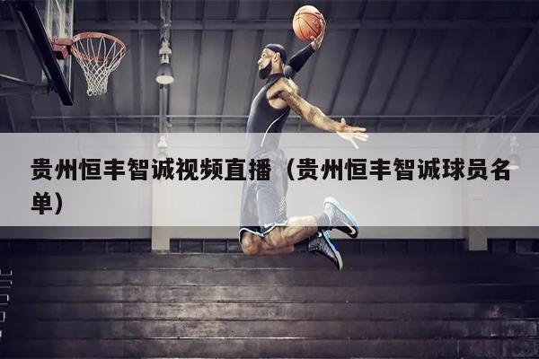 贵州恒丰智诚视频直播（贵州恒丰智诚球员名单）