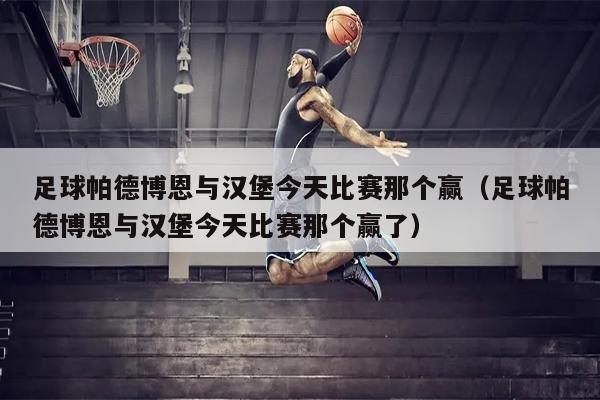足球帕德博恩与汉堡今天比赛那个赢（足球帕德博恩与汉堡今天比赛那个赢了）