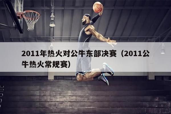 2011年热火对公牛东部决赛（2011公牛热火常规赛）
