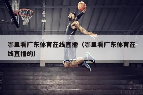 哪里看广东体育在线直播（哪里看广东体育在线直播的）