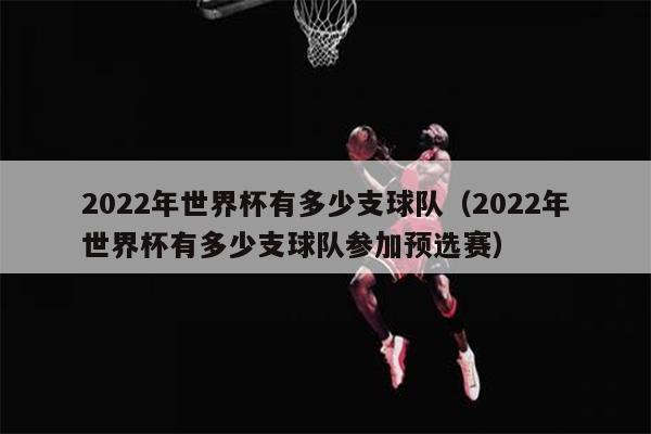 2022年世界杯有多少支球队（2022年世界杯有多少支球队参加预选赛）