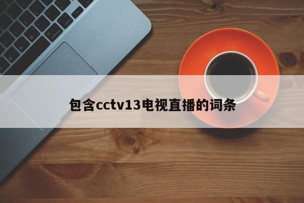 包含cctv13电视直播的词条