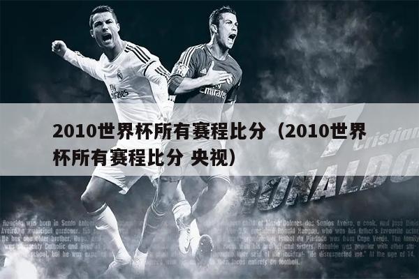 2010世界杯所有赛程比分（2010世界杯所有赛程比分 央视）