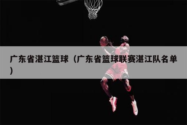 广东省湛江篮球（广东省篮球联赛湛江队名单）