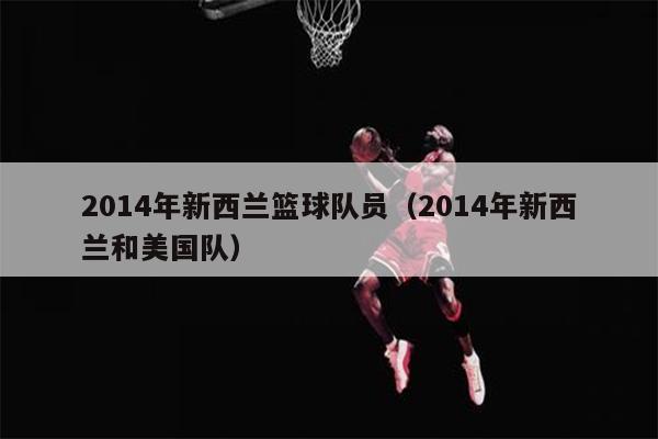 2014年新西兰篮球队员（2014年新西兰和美国队）