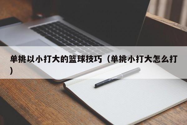 单挑以小打大的篮球技巧（单挑小打大怎么打）