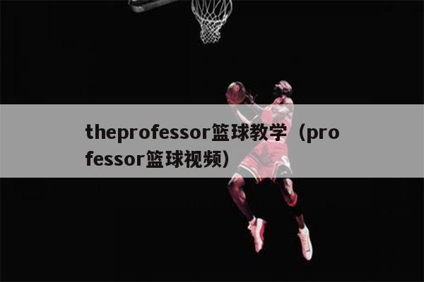 theprofessor篮球教学（professor篮球视频）