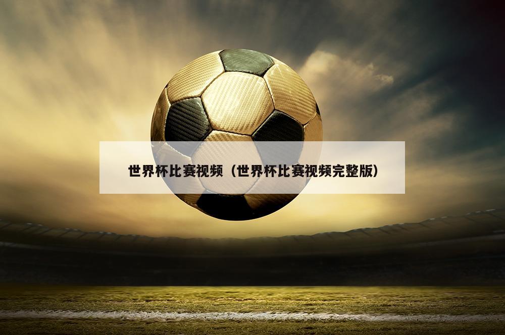 世界杯比赛视频（世界杯比赛视频完整版）