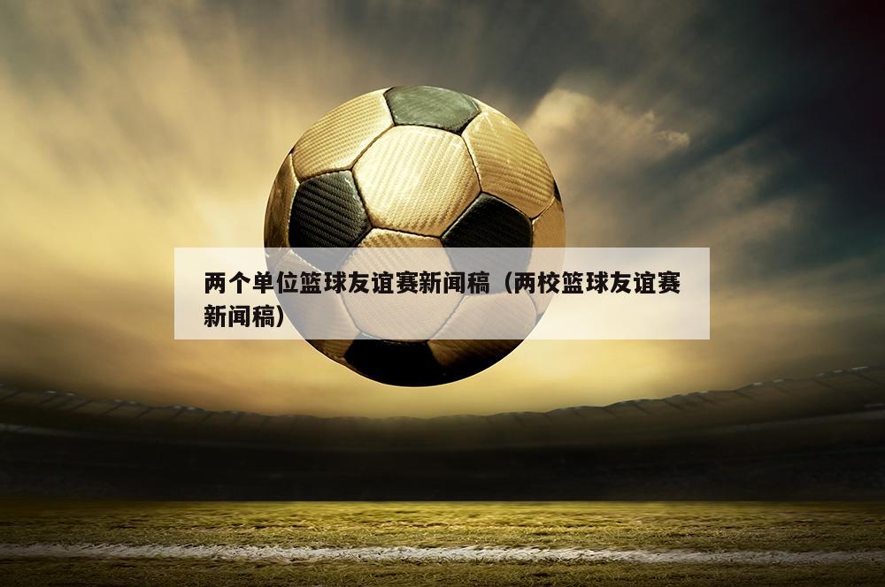 两个单位篮球友谊赛新闻稿（两校篮球友谊赛新闻稿）
