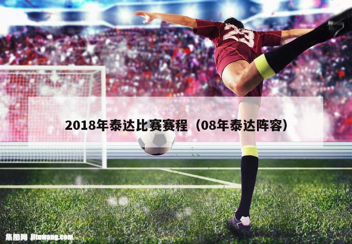 2018年泰达比赛赛程（08年泰达阵容）